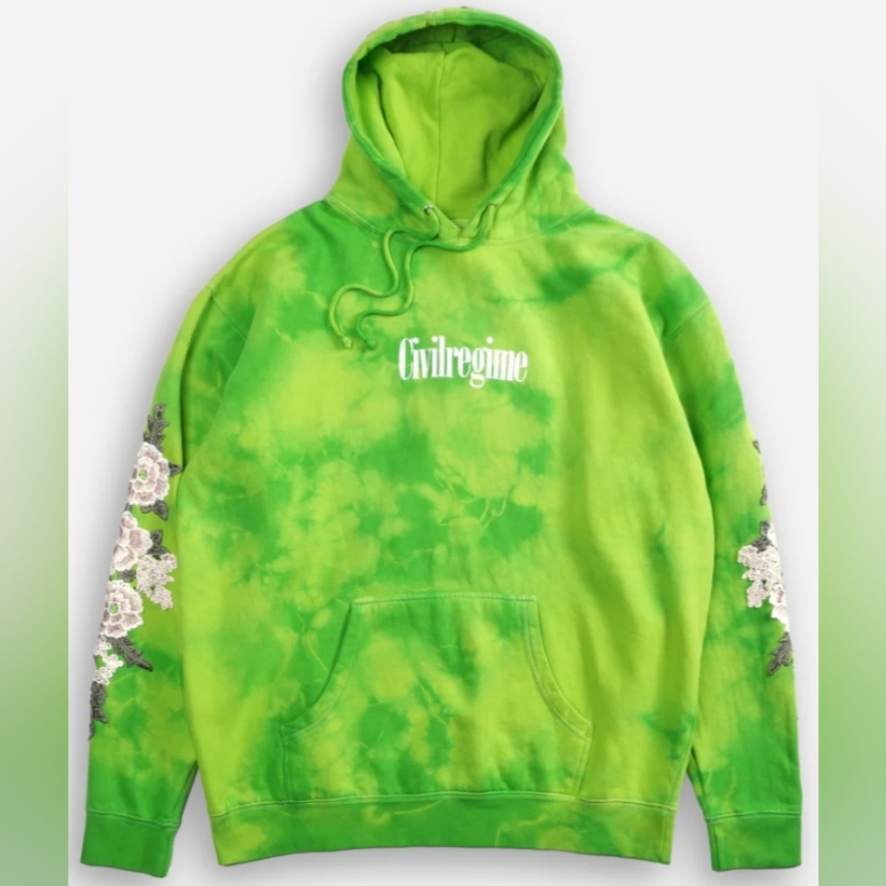 Civil Regime (White) Roses Hoodie